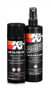 K&N  Preparaty do konserwacji sportowych filtrów powietrza (detergent: 355 ml, olejek: 204 ml) zestaw