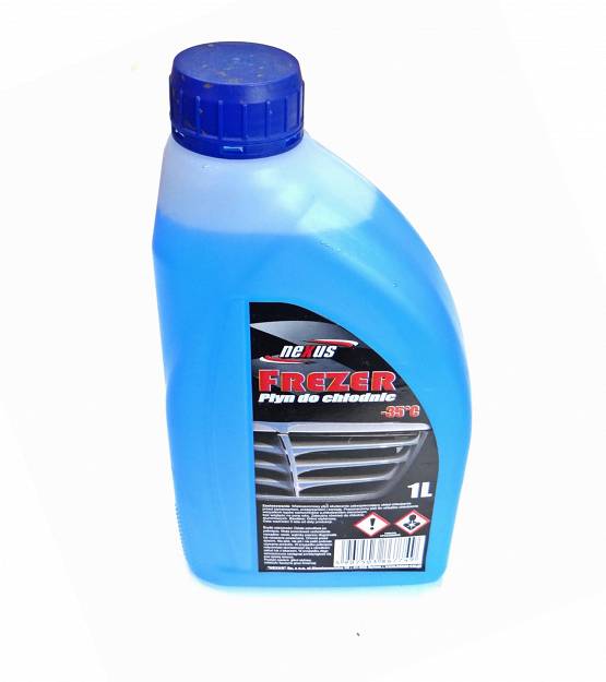 Płyn do chłodnic niebieski FREZER 1 litr -35°C G11