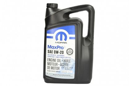 Olej silnikowy 0w20 MOPAR MaxPro+ JEEP CHRYSLER DODGE - 5l. MS-6395