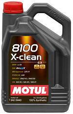 5w40 MOTUL 8100 X-clean C3 Olej silnikowy syntetyczny 5l.
