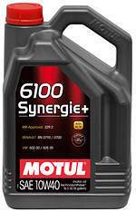10w40 MOTUL 6100 Synergie + olej silnikowy półsyntetyczny 5l.